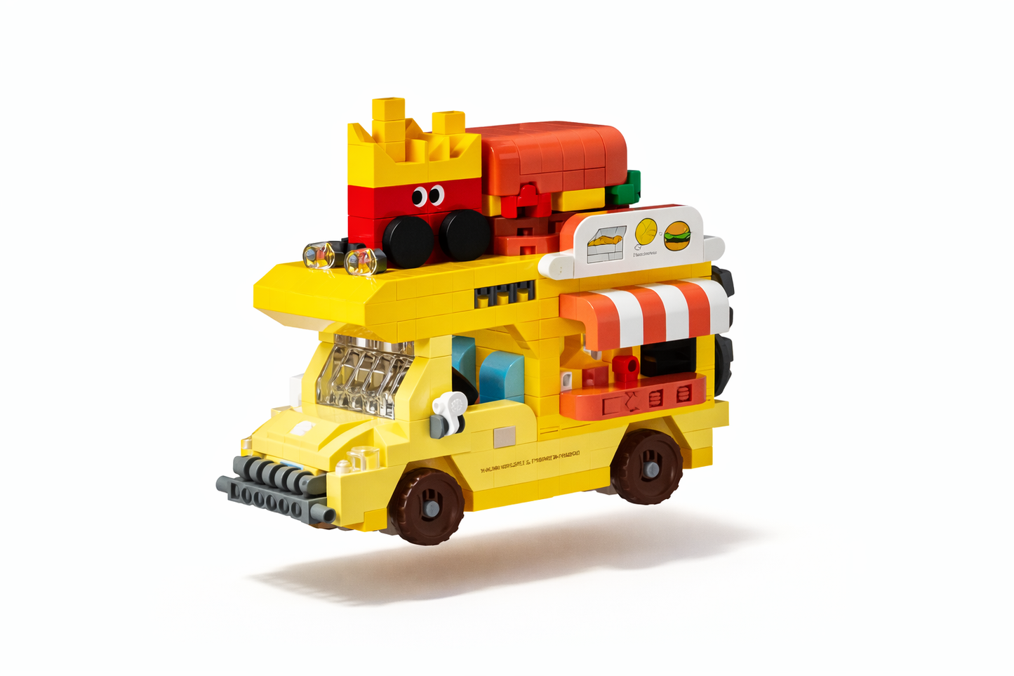 Mini Street Food Truck Building Block Set – 456 Pieces
