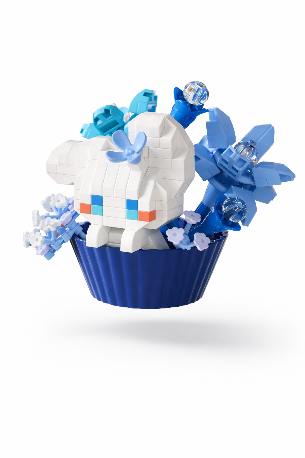 Mini Crystal Puppy Cupcake Building Block Set (267 Pieces)