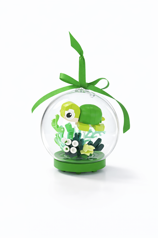 Mini Sea Turtle Ocean Ball Building Block Set (111 Pieces)