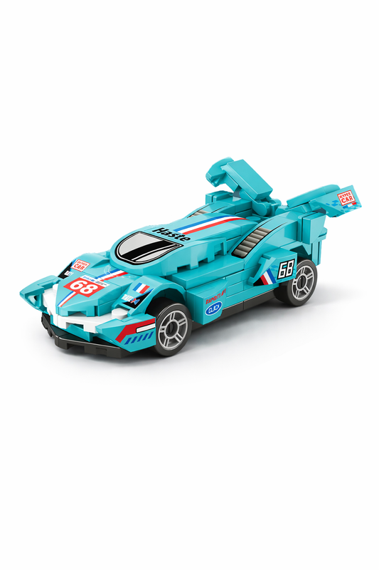 Speed Racing Car Mini Building Block Set (86 Pieces)