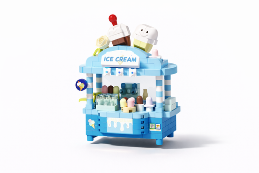 Mini Ice Cream Stand Building Block Set (285 Pieces)