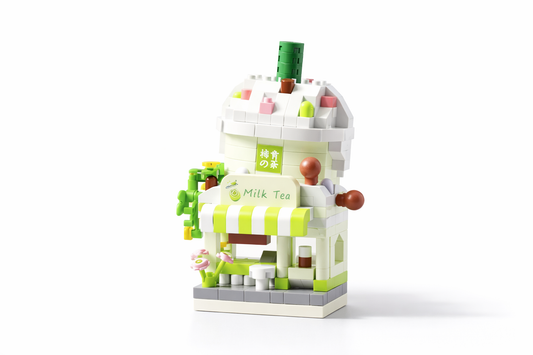 Mini Milk Tea Shop Building Block Set (205 Pieces)