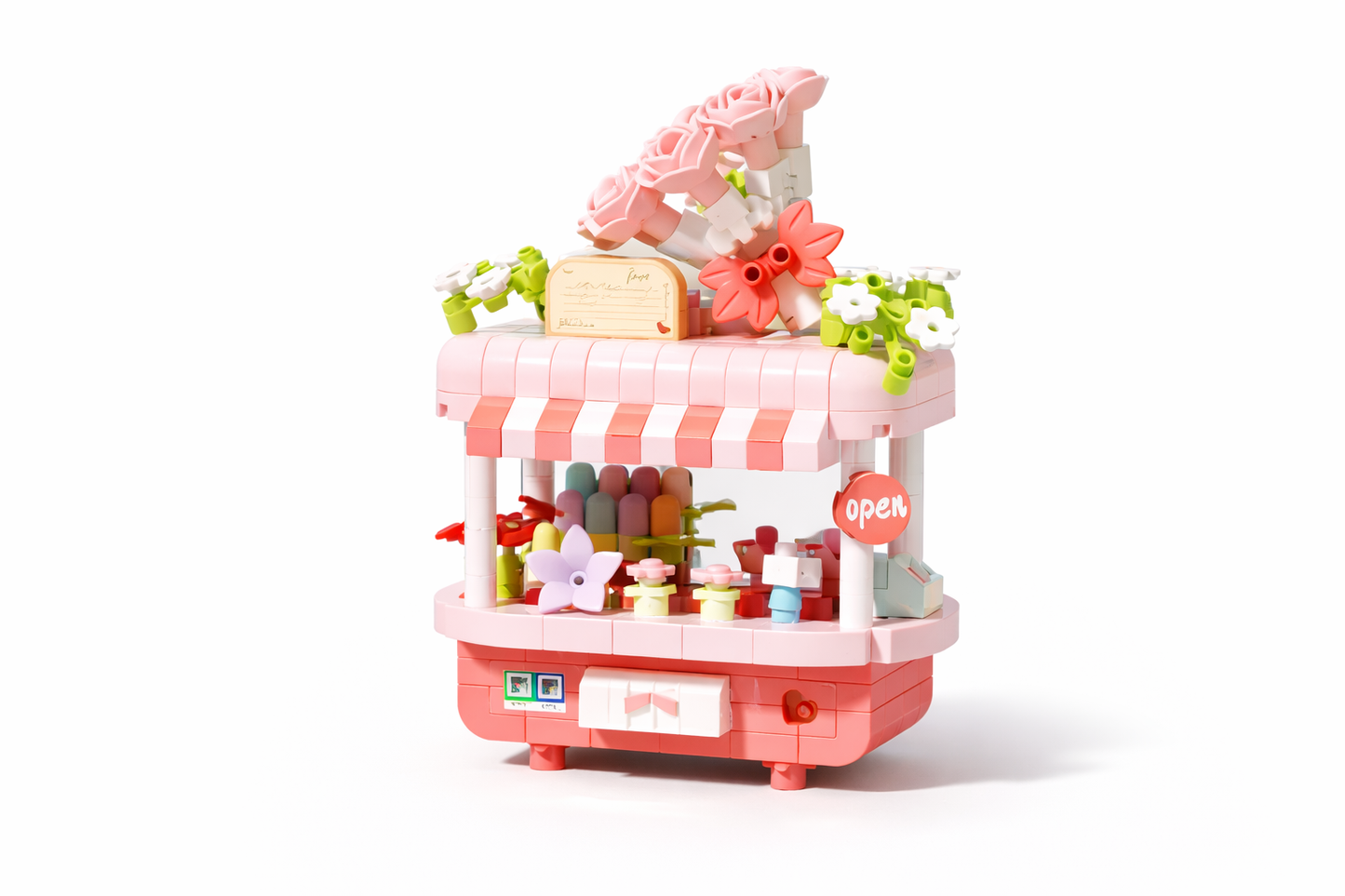 Mini Flower Shop Building Block Set (288 Pieces)