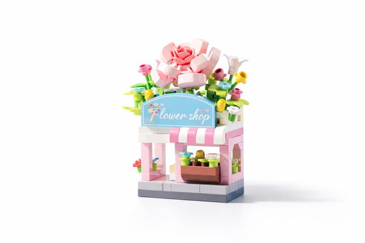 Mini Flower Shop Building Block Set (204 Pieces)