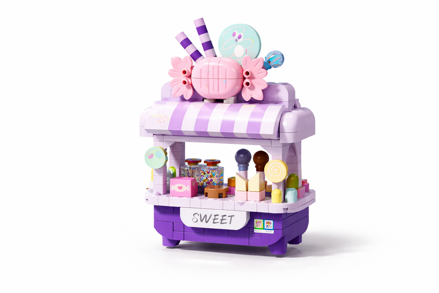 Mini Candy Shop Building Block Set (265 Pieces)